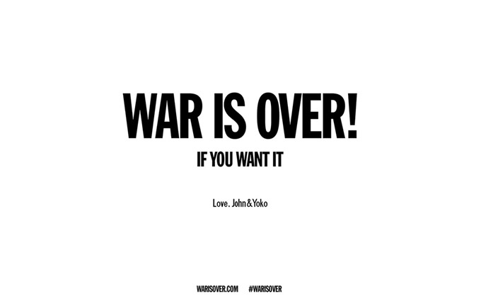 WAR IS OVER! desktop